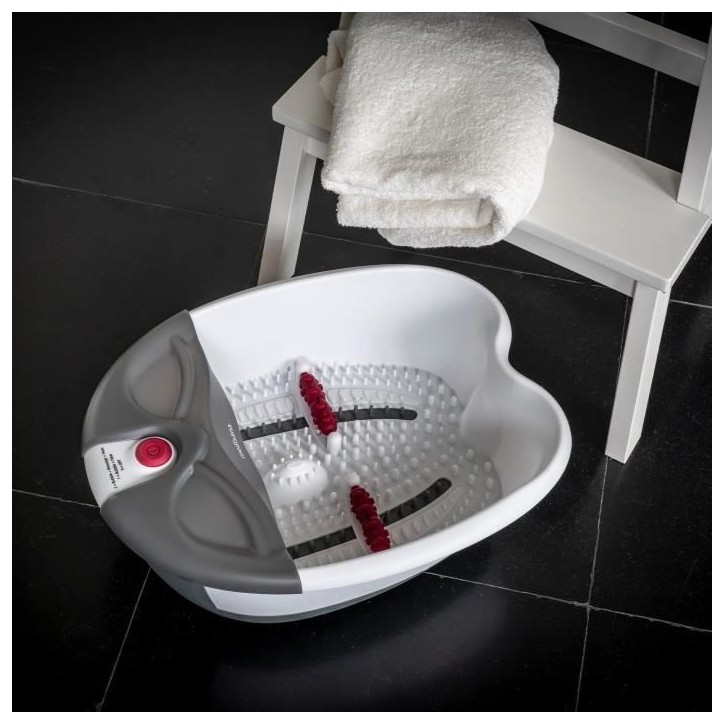 MEDISANA - FS 300 - Bain pour pieds - Blanc - Massage spa et vibration relaxant