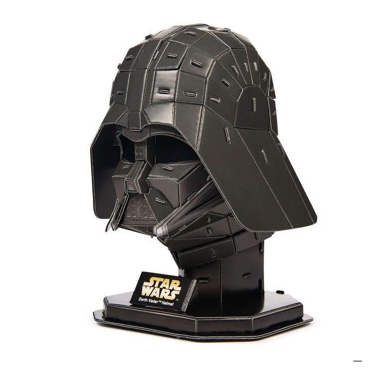 Spin Master Puzzle 4D Build Star Wars Star Wars Casque de Dark Vador modele 3D figurine a assembler