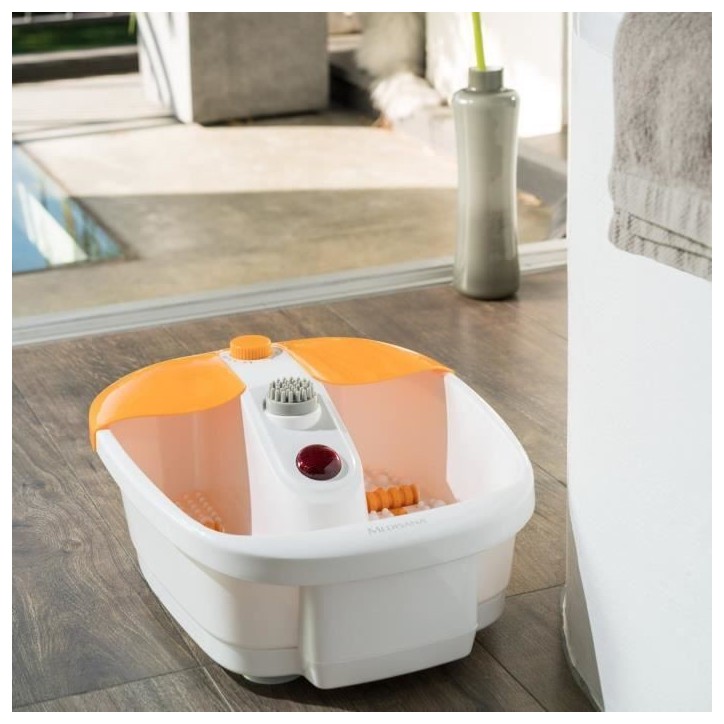 Medisana Bain de Pieds avec Massage de la Zone Réflexe des Pieds, Bain de Pieds avec fonction maintien de la température eau c Medisana Bain de Pieds avec Massage de la Zone Réflexe des Pieds, Bain de Pieds avec fonction maintien de la température eau c
