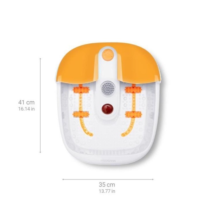 Medisana Bain de Pieds avec Massage de la Zone Réflexe des Pieds, Bain de Pieds avec fonction maintien de la température eau c Medisana Bain de Pieds avec Massage de la Zone Réflexe des Pieds, Bain de Pieds avec fonction maintien de la température eau c