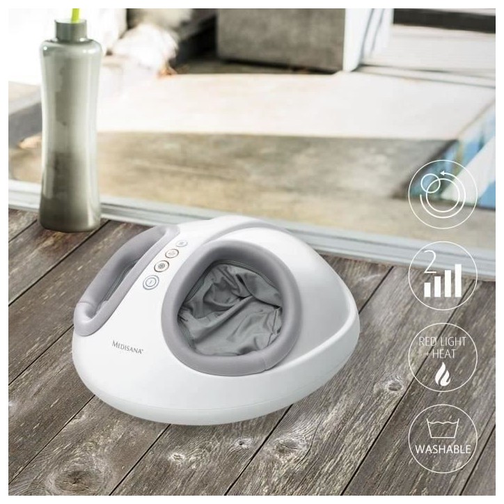 Masseur pour pieds MEDISANA FM 888 - Massage Shiatsu et compression - Taille confortable Masseur pour pieds MEDISANA FM 888 - Massage Shiatsu et compression - Taille confortable