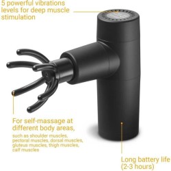 Pistolet de massage - MEDISANA - Mini MG 150 - 5 niveaux de percussion