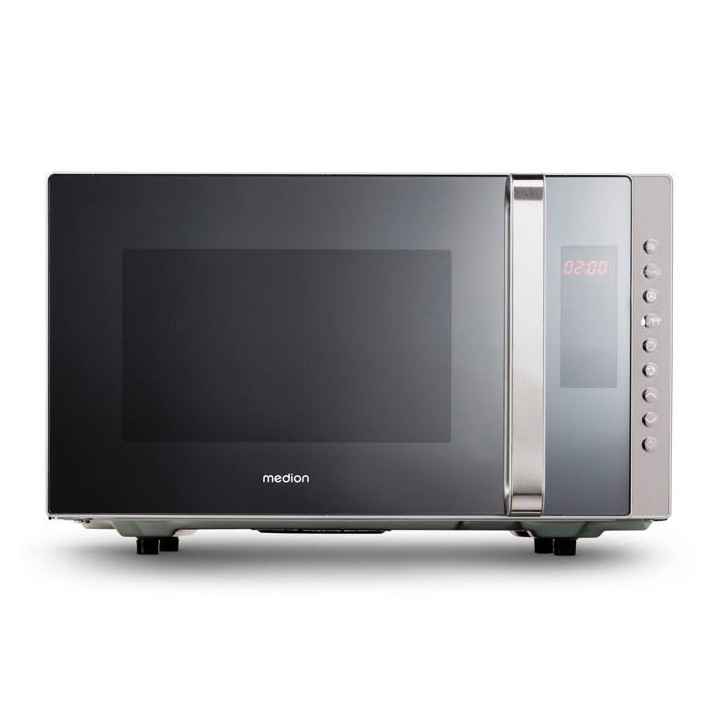Micro-ondes combiné MEDION MD17495 - 23L - 800W - 1200W Grill - Pose libre - Argent
