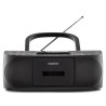 Radio CD K7 - MEDION - FM - 2x3W RMS - Noir