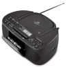 Radio CD K7 - MEDION - FM - 2x3W RMS - Noir