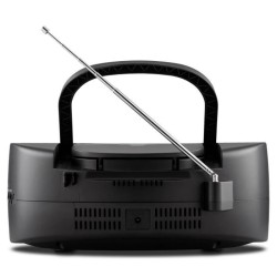 Radio CD K7 - MEDION - FM - 2x3W RMS - Noir