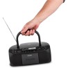 Radio CD K7 - MEDION - FM - 2x3W RMS - Noir