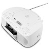 Radio CD K7 - MEDION - FM - 2x3W RMS - Blanc