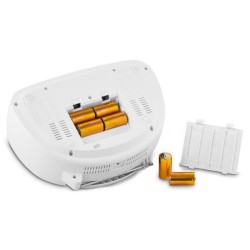 Radio CD K7 - MEDION - FM - 2x3W RMS - Blanc
