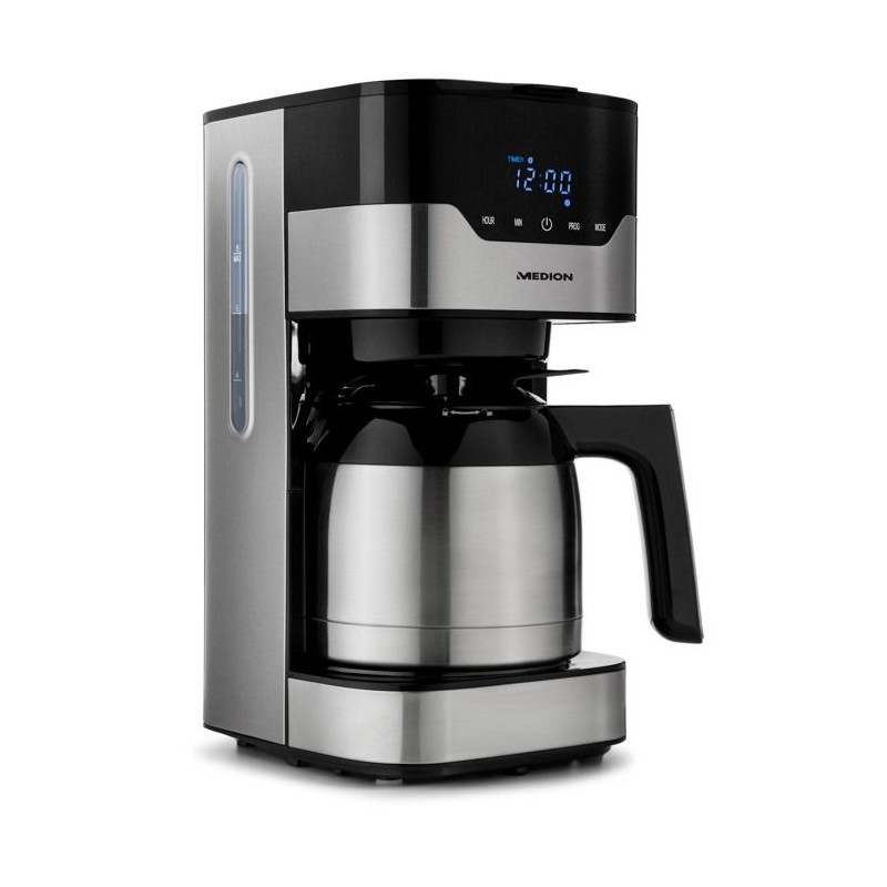 Cafetiere filtre programmable avec carafe - MEDION - MD 18458 - isothe Cafetiere filtre programmable avec carafe - MEDION - MD 18458 - isothe