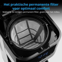 Cafetiere filtre programmable avec carafe - MEDION - MD 18458 - isothe