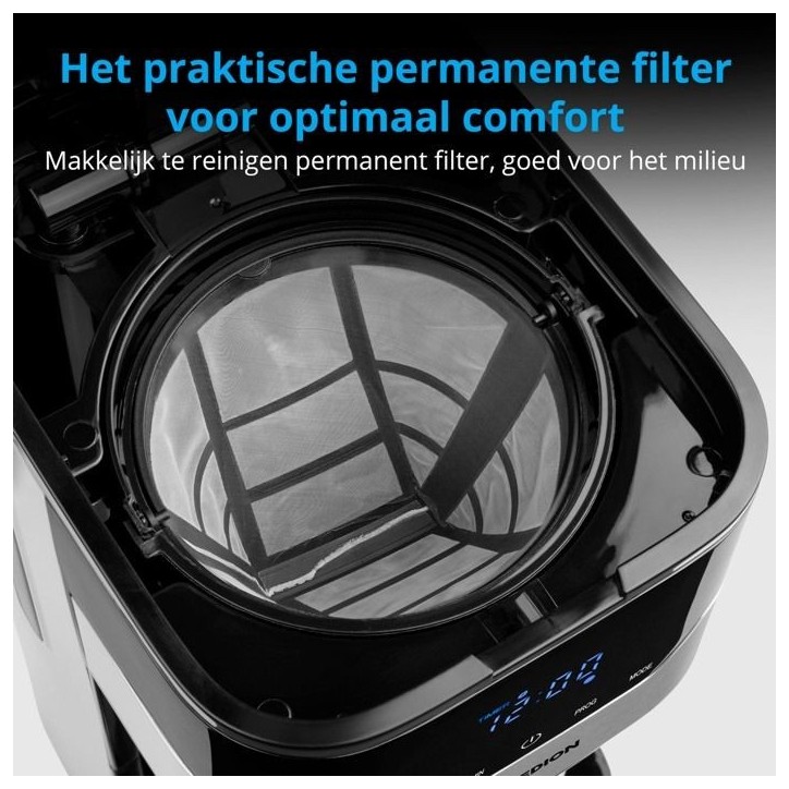 Cafetiere filtre programmable avec carafe - MEDION - MD 18458 - isotherme - 900W - 1,2 L Cafetiere filtre programmable avec carafe - MEDION - MD 18458 - isotherme - 900W - 1,2 L