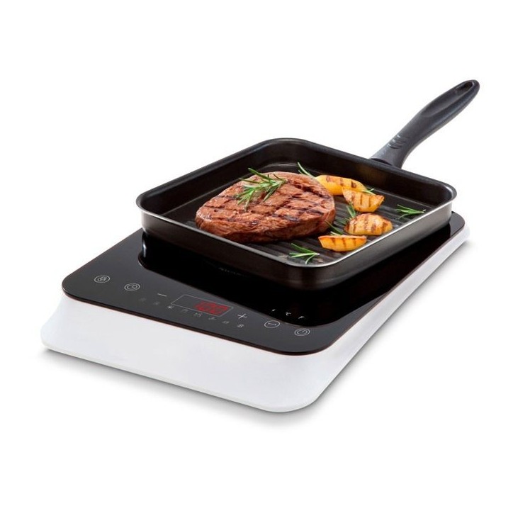 Plaque de cuisson a induction posable - MEDION - 1 feu - 2000 W - 29 x 38,5 x 6,3 cm - MD18490 Plaque de cuisson a induction posable - MEDION - 1 feu - 2000 W - 29 x 38,5 x 6,3 cm - MD18490