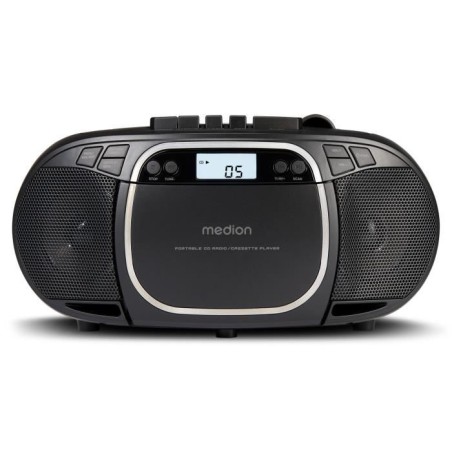 Radio CD - MEDION - FM - 2x2,2W RMS - Noir