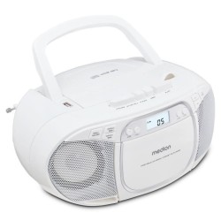 Radio CD - MEDION - FM - 2x2,2W RMS - Blanc