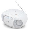 Radio CD - MEDION - FM - 2x2,2W RMS - Blanc