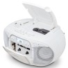 Radio CD - MEDION - FM - 2x2,2W RMS - Blanc