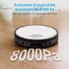 MEDION X50 SW - Robot Aspirate0ur Laveur avec Station de Vidange - Nav