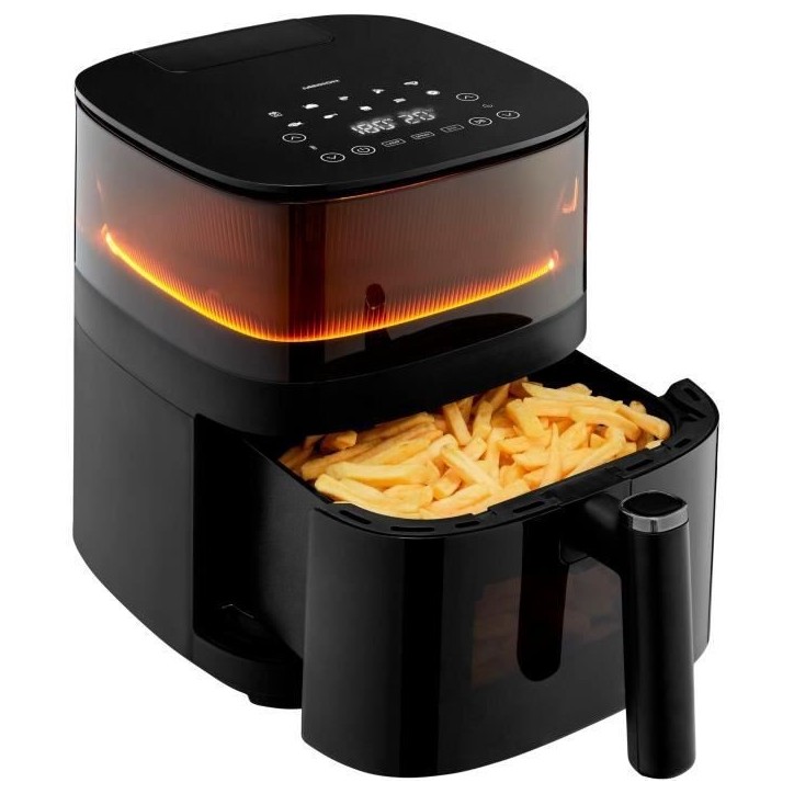 Friteuse a air chaud sans huile - MD 11780 - Température jusqu'a 230 °C - 10 programmes - 5 L - 1500 Watt Friteuse a air chaud sans huile - MD 11780 - Température jusqu'a 230 °C - 10 programmes - 5 L - 1500 Watt