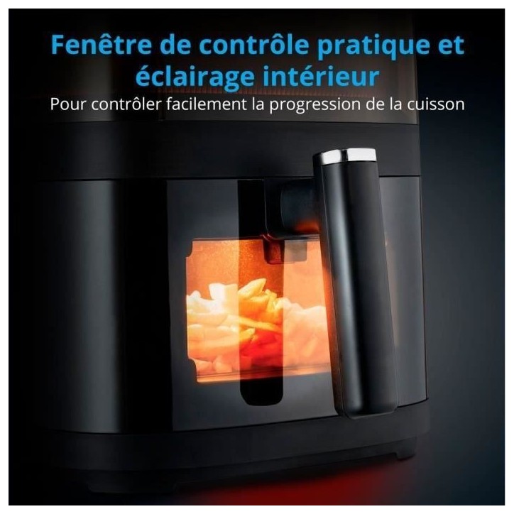 Friteuse a air chaud sans huile - MD 11780 - Température jusqu'a 230 °C - 10 programmes - 5 L - 1500 Watt Friteuse a air chaud sans huile - MD 11780 - Température jusqu'a 230 °C - 10 programmes - 5 L - 1500 Watt