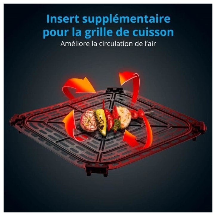Friteuse a air chaud sans huile - MD 11780 - Température jusqu'a 230 °C - 10 programmes - 5 L - 1500 Watt Friteuse a air chaud sans huile - MD 11780 - Température jusqu'a 230 °C - 10 programmes - 5 L - 1500 Watt