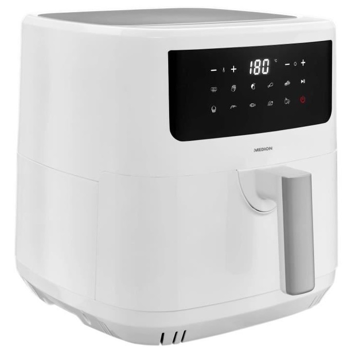 Friteuse a Air Chaud - MEDION - 50073000 - 2150 W - Ecran tactile - 9 programmes - Blanc
