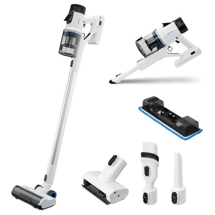 MEDION P350 - Aspirateur Balai sans Fil - Puissance 24 kPa / 350W - Capteur de poussiere - HEPA H13 - Ecran Tactile LED MEDION P350 - Aspirateur Balai sans Fil - Puissance 24 kPa / 350W - Capteur de poussiere - HEPA H13 - Ecran Tactile LED