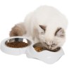 Gamelle pour chat - CATIT - PIXI - 2 x 200ml - Double - Bols en acier
