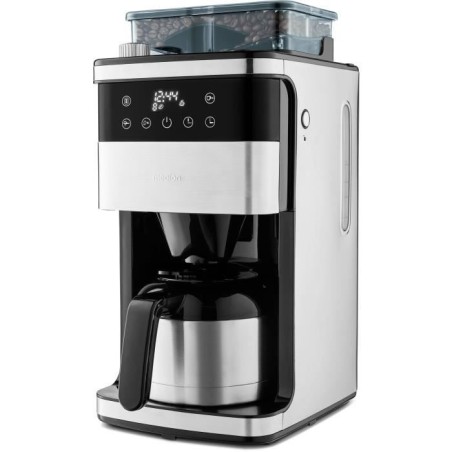 Cafetiere Filtre Digitale Isotherme avec Broyeur - MEDION - 1000W - 1,