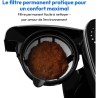 Cafetiere Filtre Digitale Isotherme avec Broyeur - MEDION - 1000W - 1,