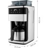 Cafetiere Filtre Digitale Isotherme avec Broyeur - MEDION - 1000W - 1,