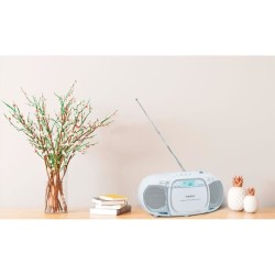 Radio CD - MEDION - FM - 2x2,2W RMS - Bleu
