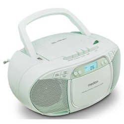 Radio CD - MEDION - FM - 2x2,2W RMS - Vert