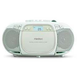 Radio CD - MEDION - FM - 2x2,2W RMS - Vert