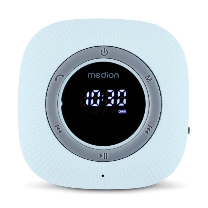 Radio de Douche - MEDION - FM - Bluetooth - IPX6 - Ventouse de fixatio Radio de Douche - MEDION - FM - Bluetooth - IPX6 - Ventouse de fixatio