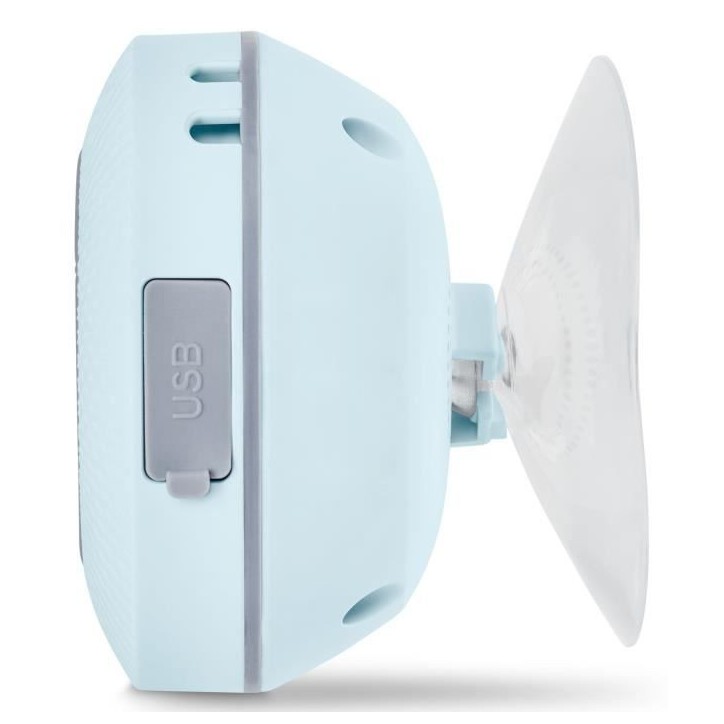 Radio de Douche - MEDION - FM - Bluetooth - IPX6 - Ventouse de fixation - Bleu