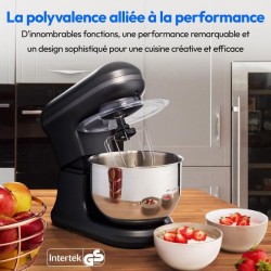 Robot pâtissier - MEDION - MD18420 - 1200 W - 5 L - 8 vitesses - Bol