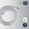 Flexible de douche - support de douchette - pommeau de douche Grohe -