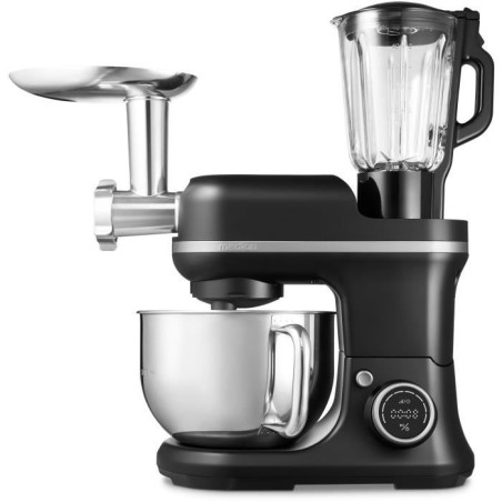 Robot pâtissier 3-en-1- MEDION - MD18430 - 1200 W - 5 L - 8 vitesses - Fonction hachoir - Noir