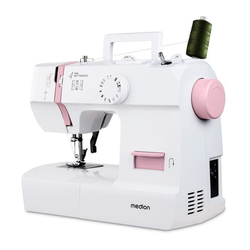 Machine a Coudre - MEDION - SM 70 - 71W - 12 Points - 700 tr/min - LED