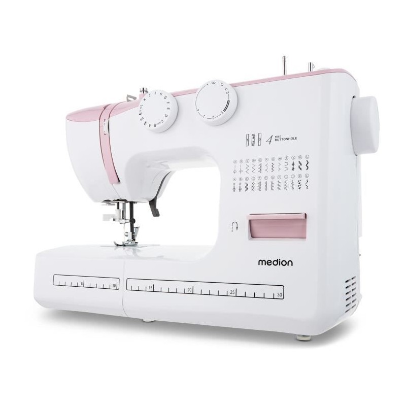 Machine a Coudre - MEDION - SM 60 - 62W - 24 Points + Points Doubles -