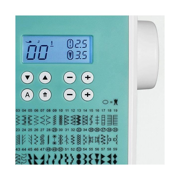 Machine a Coudre Numérique - MEDION - SD 36 - 38W - 270 Points - 700 tr/min - LED - Turquoise Machine a Coudre Numérique - MEDION - SD 36 - 38W - 270 Points - 700 tr/min - LED - Turquoise