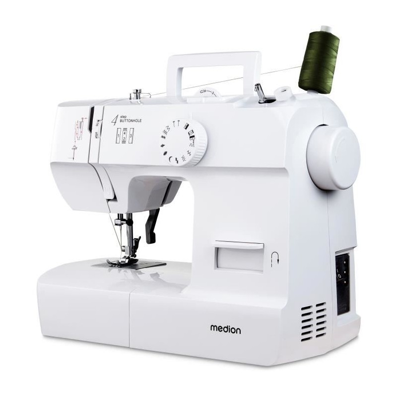 Machine a Coudre - MEDION - SM 70 - 71W - 12 Points - 700 tr/min - LED