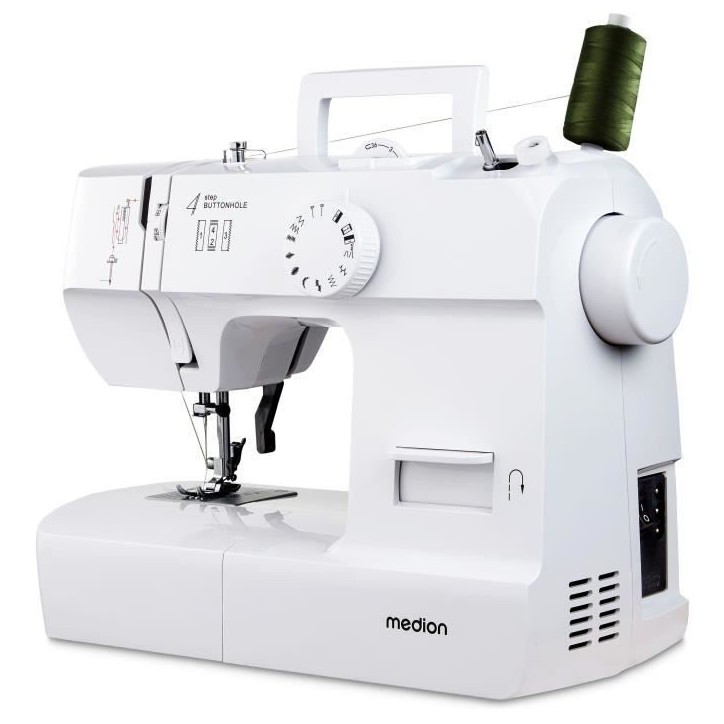 Machine a Coudre - MEDION - SM 70 - 71W - 12 Points - 700 tr/min - LED - Blanc Machine a Coudre - MEDION - SM 70 - 71W - 12 Points - 700 tr/min - LED - Blanc