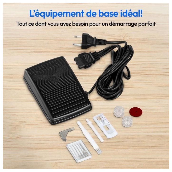 Machine a Coudre - MEDION - SM 70 - 71W - 12 Points - 700 tr/min – LED - Turquoise Machine a Coudre - MEDION - SM 70 - 71W - 12 Points - 700 tr/min – LED - Turquoise