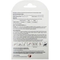 Pipettes - VETOCANIS - x4 Pipettes Anti-puces et tiques Duo 268mg/80mg
