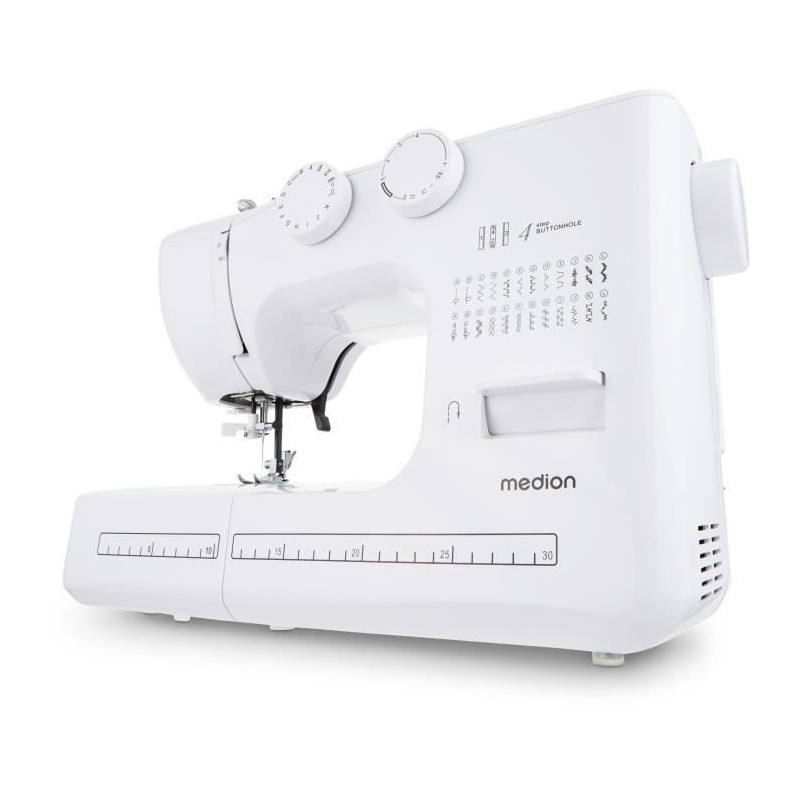 Machine a Coudre - MEDION - SM 60 - 62W - 24 Points + Points Doubles -