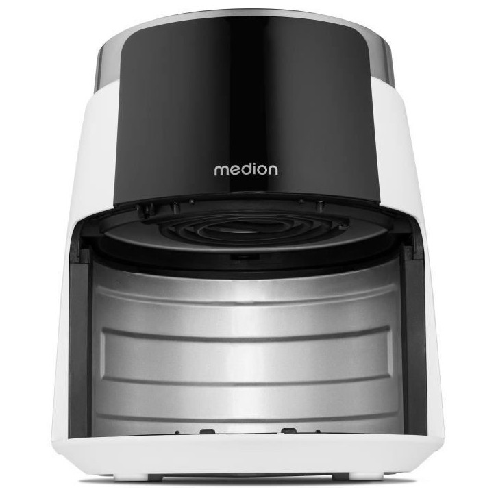 Friteuse a air chaud - MEDION - MD13030 - Digitale - Airfryer - 1500 watts - Minuterie 60 min - Jusqu'a 200°C - 4,7 L - Blanc Friteuse a air chaud - MEDION - MD13030 - Digitale - Airfryer - 1500 watts - Minuterie 60 min - Jusqu'a 200°C - 4,7 L - Blanc