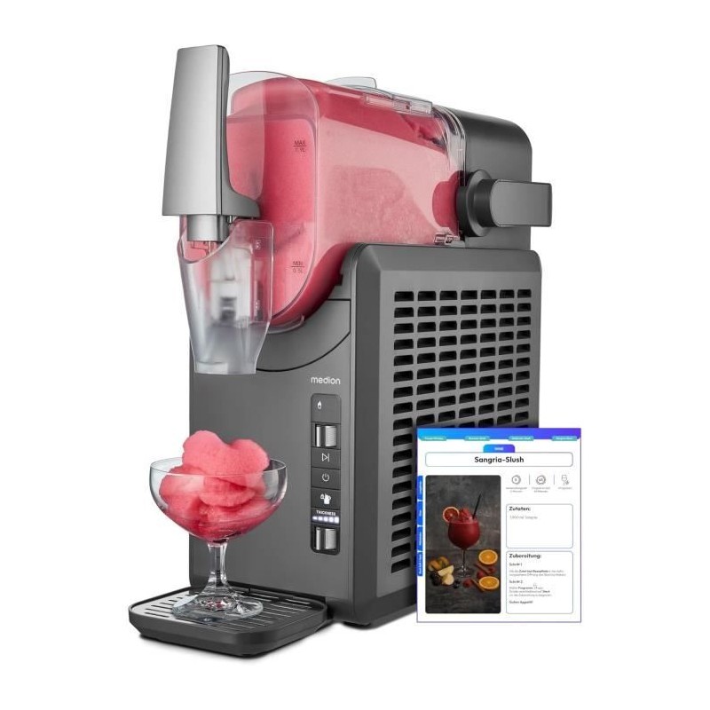 Machine a boissons glacées et granitées MEDION - MD12090 - Capacité Machine a boissons glacées et granitées MEDION - MD12090 - Capacité