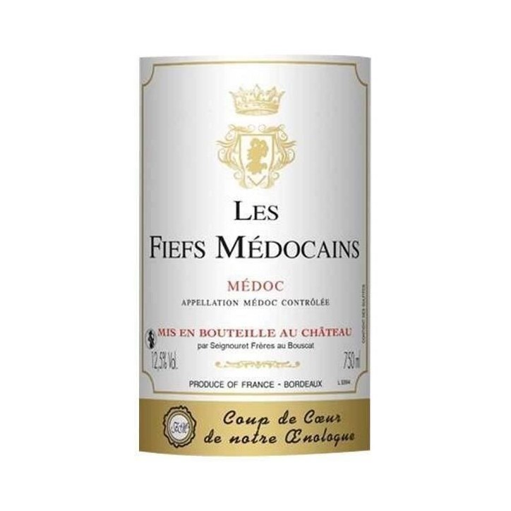 Les Fiefs Médocains Médoc - Vin rouge de Bordeaux 2022